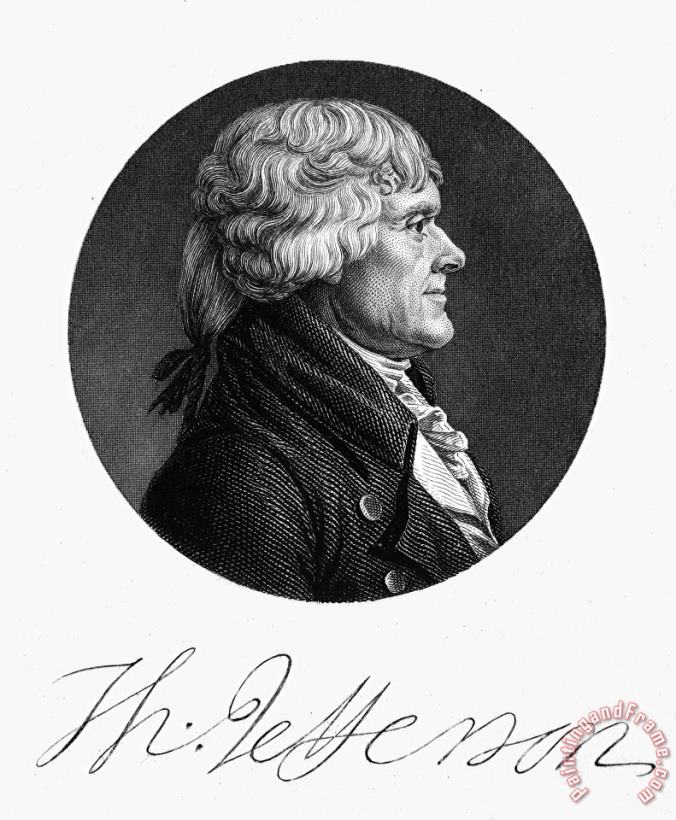 Others Thomas Jefferson (1743-1826) Art Print