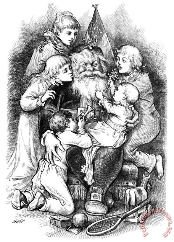 Others Thomas Nast: Santa Claus Art Print