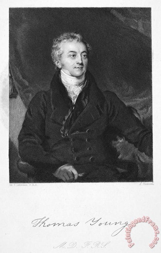 Thomas Young (1773-1829) painting - Others Thomas Young (1773-1829) Art Print