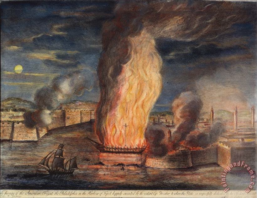 Tripolitan War, 1804 painting - Others Tripolitan War, 1804 Art Print