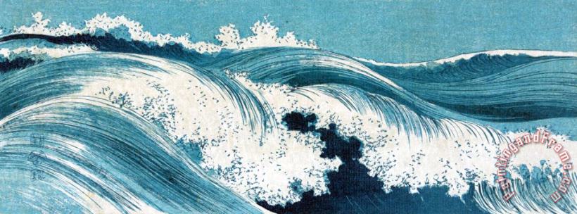 Others Uehara: Ocean Waves Art Painting