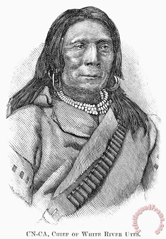 Ute Chief, 1879 painting - Others Ute Chief, 1879 Art Print