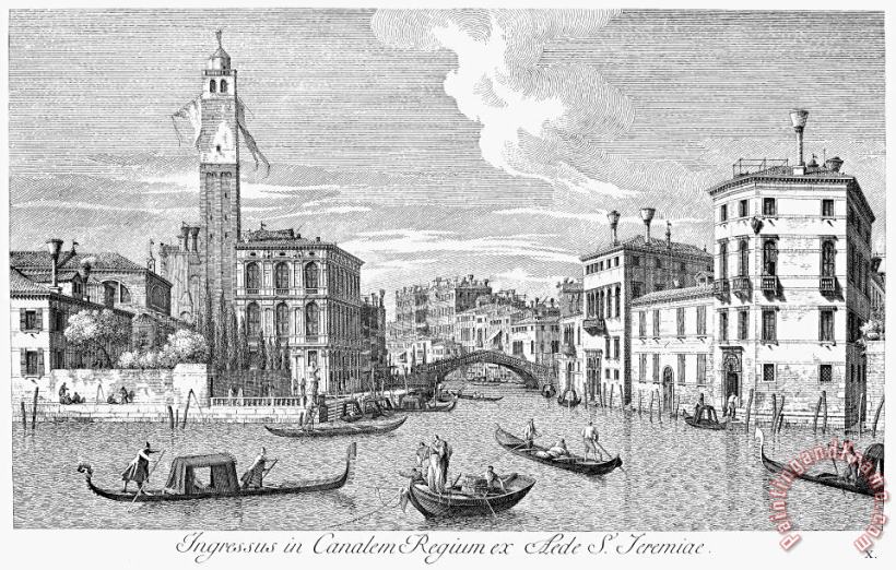 Venice: Grand Canal, 1742 painting - Others Venice: Grand Canal, 1742 Art Print