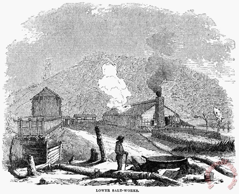 Others Virginia: Salt Mine, 1857 Art Print