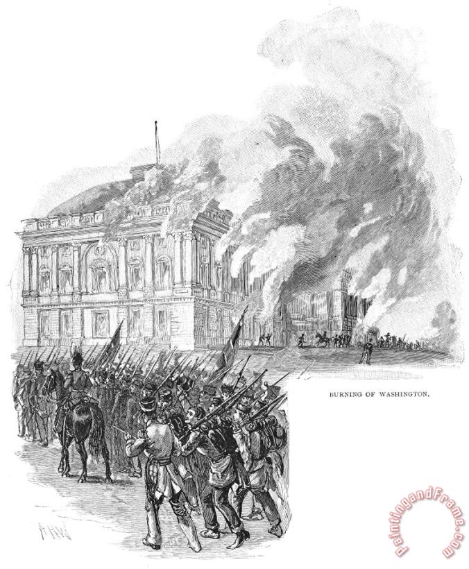Others Washington Burning, 1814 Art Print