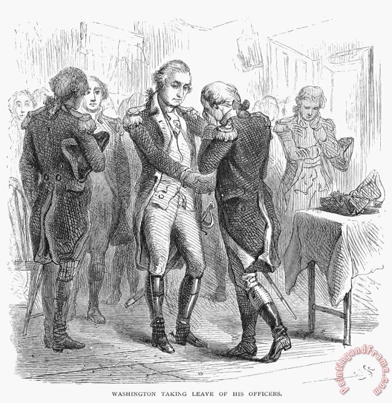 Others Washington: Farewell, 1783 Art Print