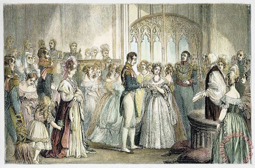 Others Wedding Of Queen Victoria Art Print