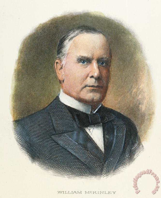 Others WILLIAM McKINLEY (1843-1901): Art Painting