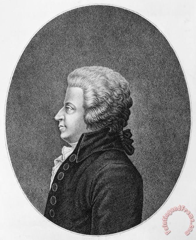 Others Wolfgang Amadeus Mozart Art Print