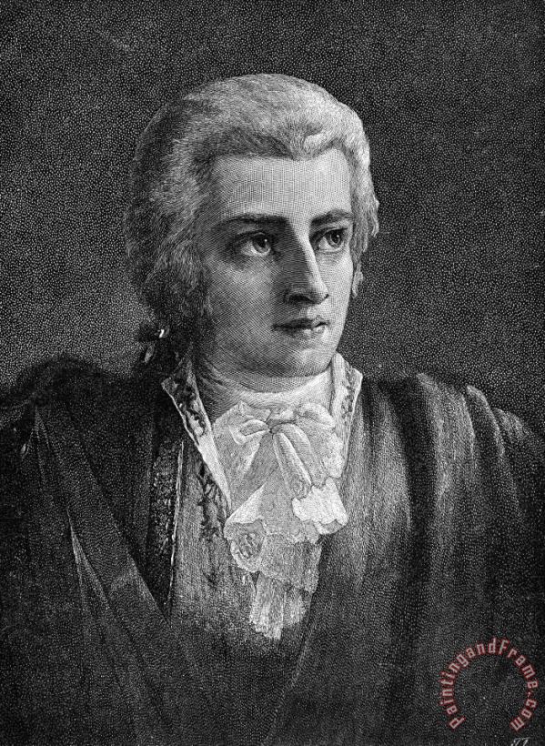 Others Wolfgang Amadeus Mozart Art Print