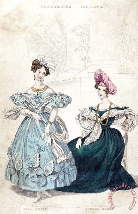 Womens Fashion, 1833 painting - Others Womens Fashion, 1833 Art Print