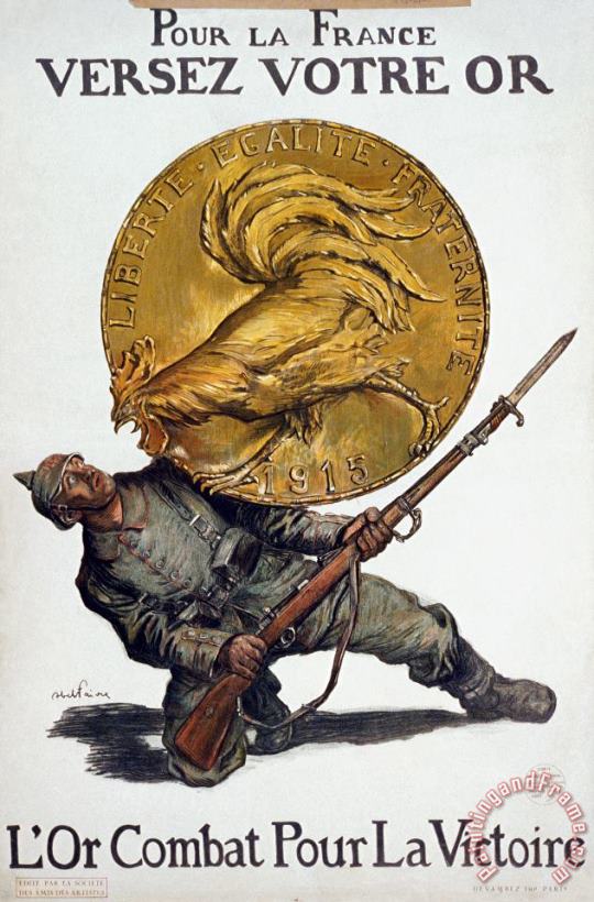 World War I: French Poster painting - Others World War I: French Poster Art Print