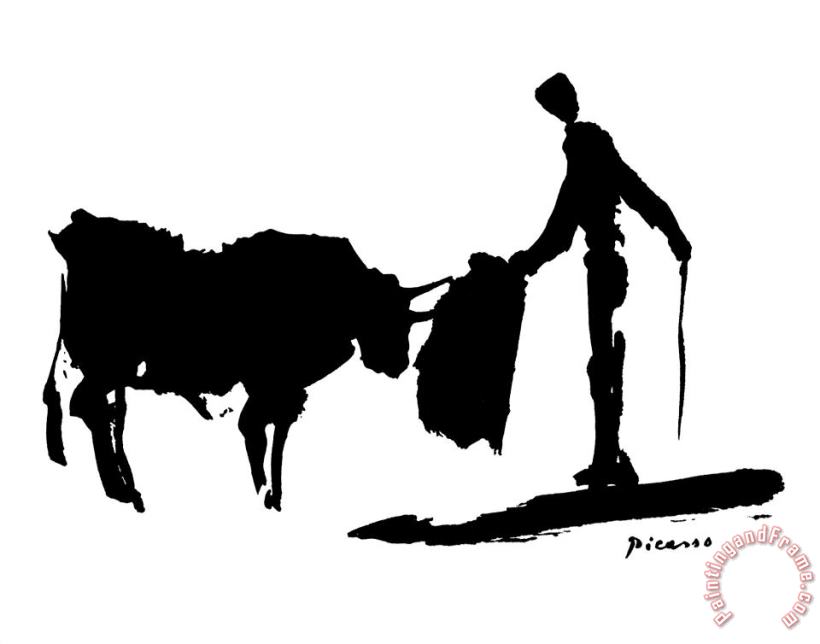 Pablo Picasso Bullfight Ii Matador Art Print