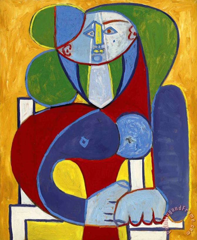 Pablo Picasso Buste De Francoise, 1946 Art Painting