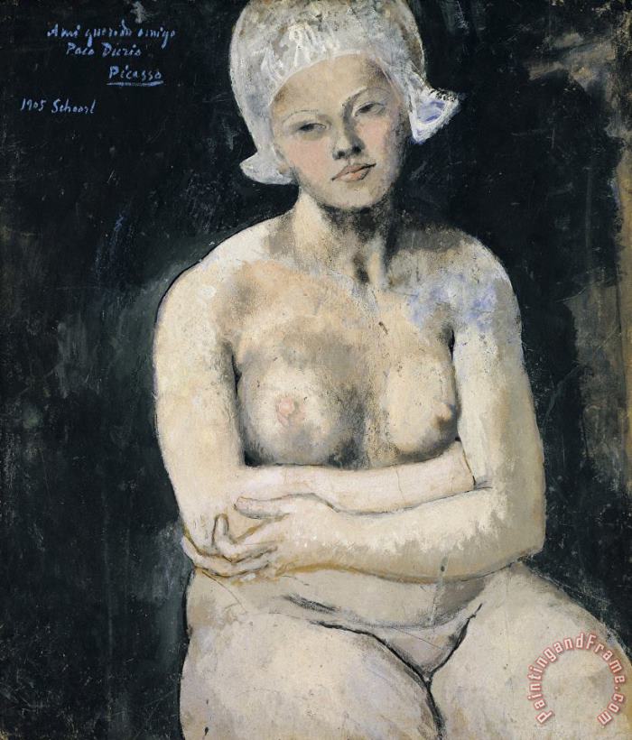 Dutch Girl 1905 painting - Pablo Picasso Dutch Girl 1905 Art Print