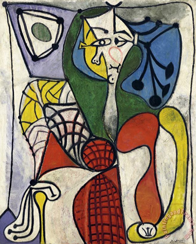 Femme Dans Un Fauteuil (francoise) painting - Pablo Picasso Femme Dans Un Fauteuil (francoise) Art Print