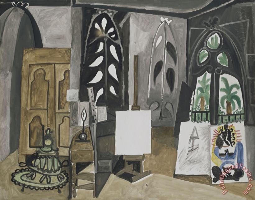 L'atelier De La Californie (the Studio at La Californie) painting - Pablo Picasso L'atelier De La Californie (the Studio at La Californie) Art Print