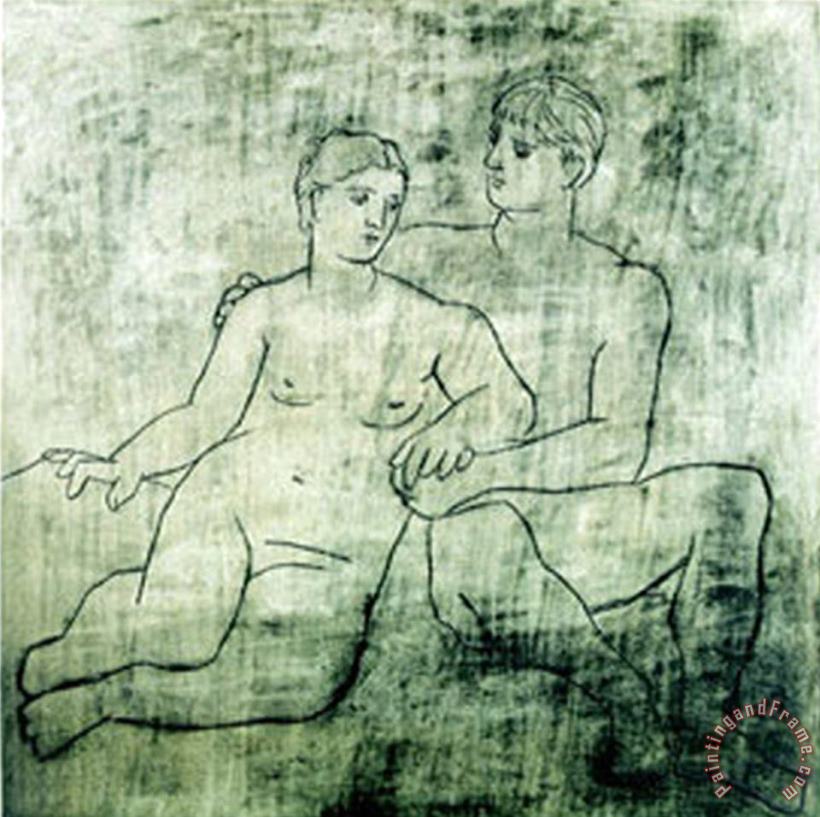 Pablo Picasso L Idillio C 1923 Art Painting