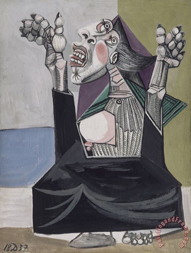 Pablo Picasso La Suppliante (the Supplicant) Art Painting