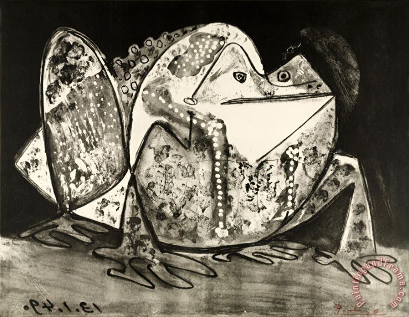 Pablo Picasso Le Crapaud (the Toad), 1949 Art Print