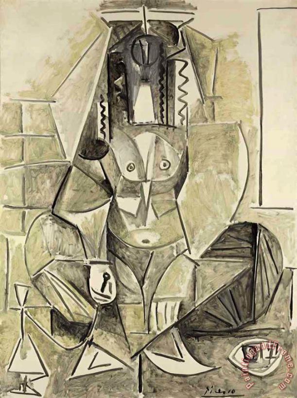 Pablo Picasso Les Femmes D'alger, Version L Art Painting