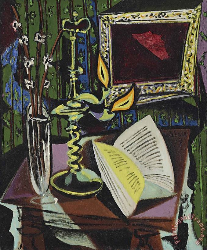Pablo Picasso Nature Morte Au Chandelier, 1937 Art Print