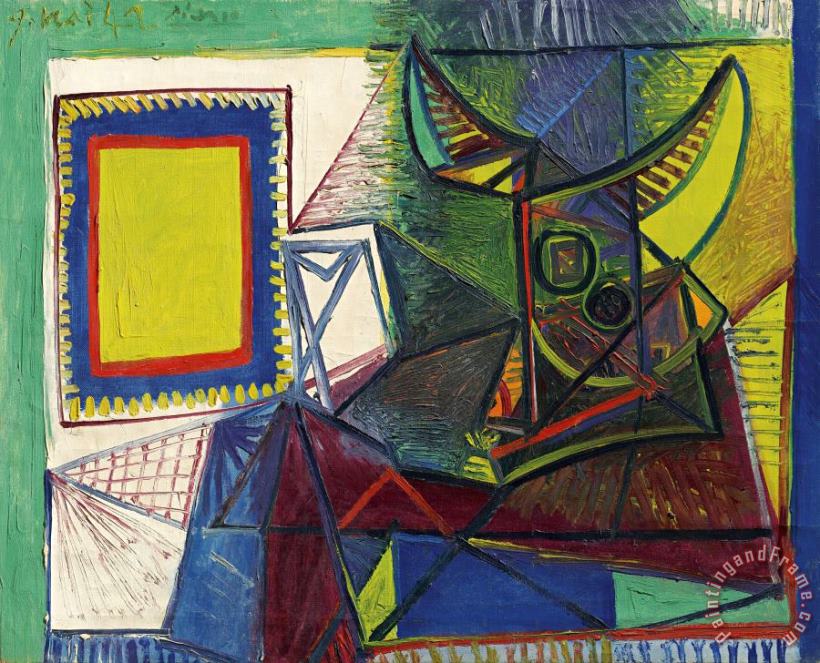 Pablo Picasso Nature Morte Au Crane De Taureau Art Print