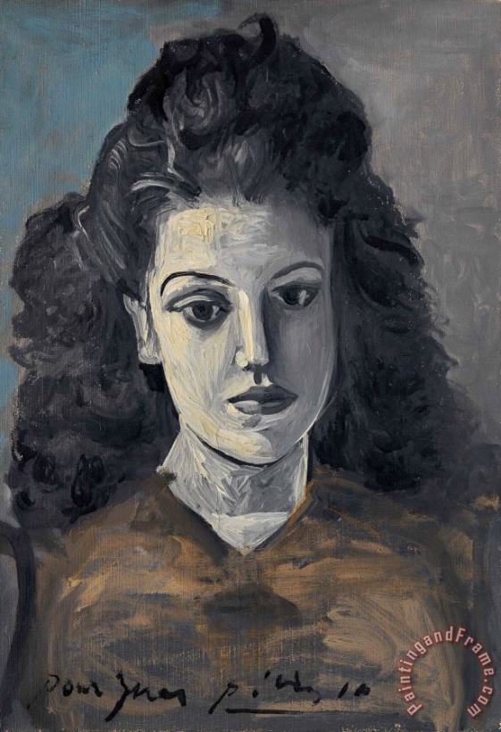 Pablo Picasso Portrait D'ines Art Print