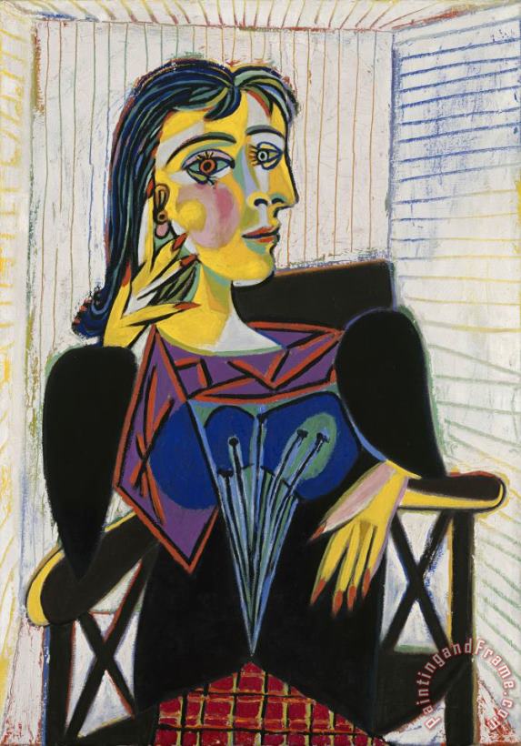 Pablo Picasso Portrait De Dora Maar Art Painting