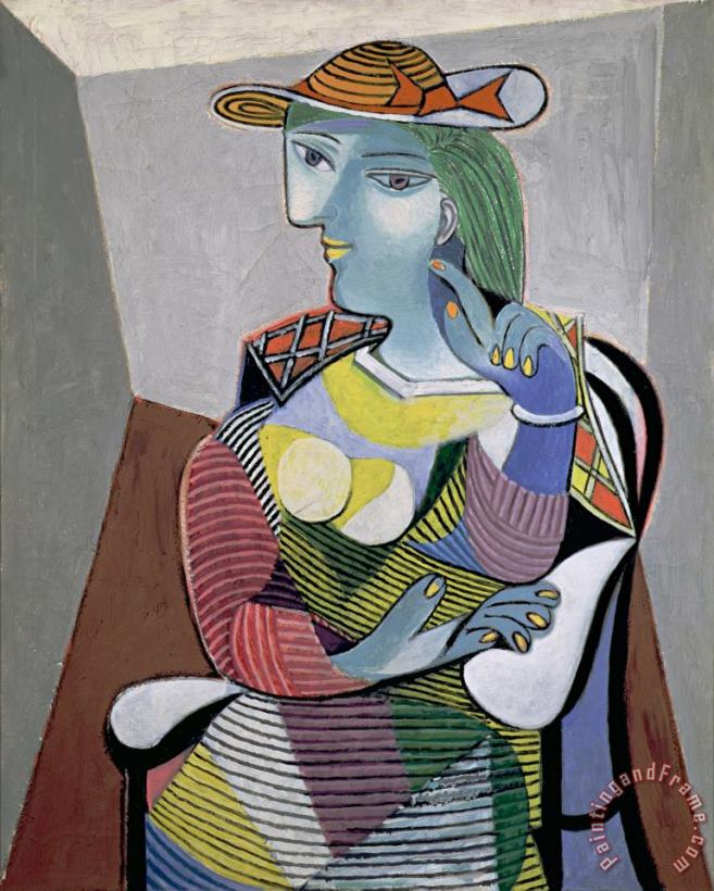 Pablo Picasso Portrait De Marie Therese Art Painting