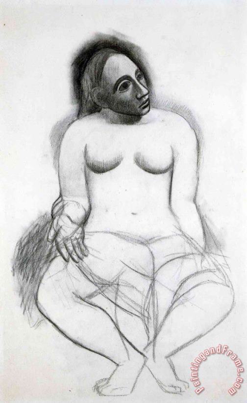 Pablo Picasso Seated Nude 1906 Art Print
