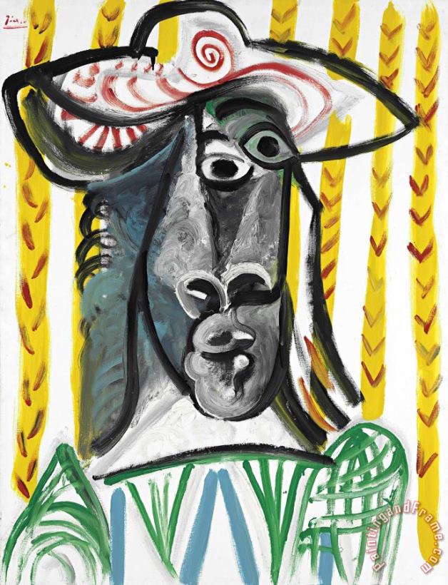 Pablo Picasso Tete Art Painting