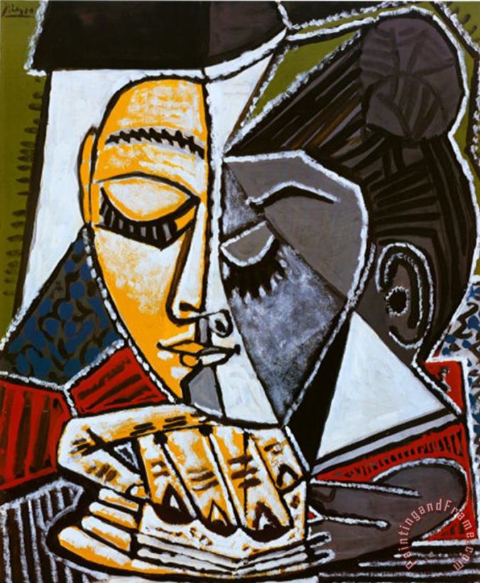 Pablo Picasso Tete D Une Femme Lisant Art Painting