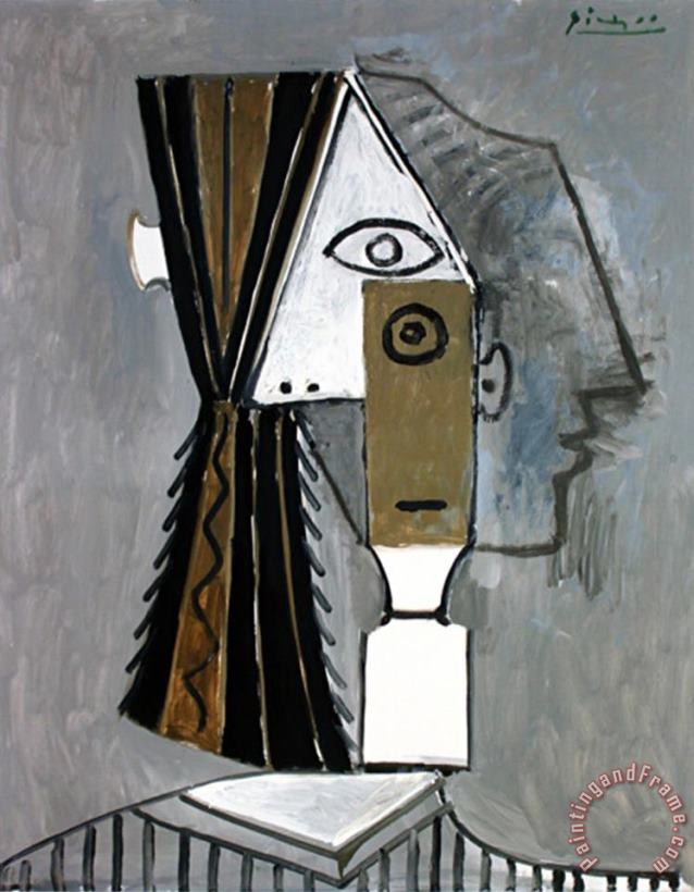 Pablo Picasso Tete De Femme Art Print