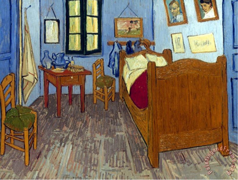 Vincent Van Gogh Van Gogh Bedroom 1889 painting - Pablo Picasso Vincent Van Gogh Van Gogh Bedroom 1889 Art Print
