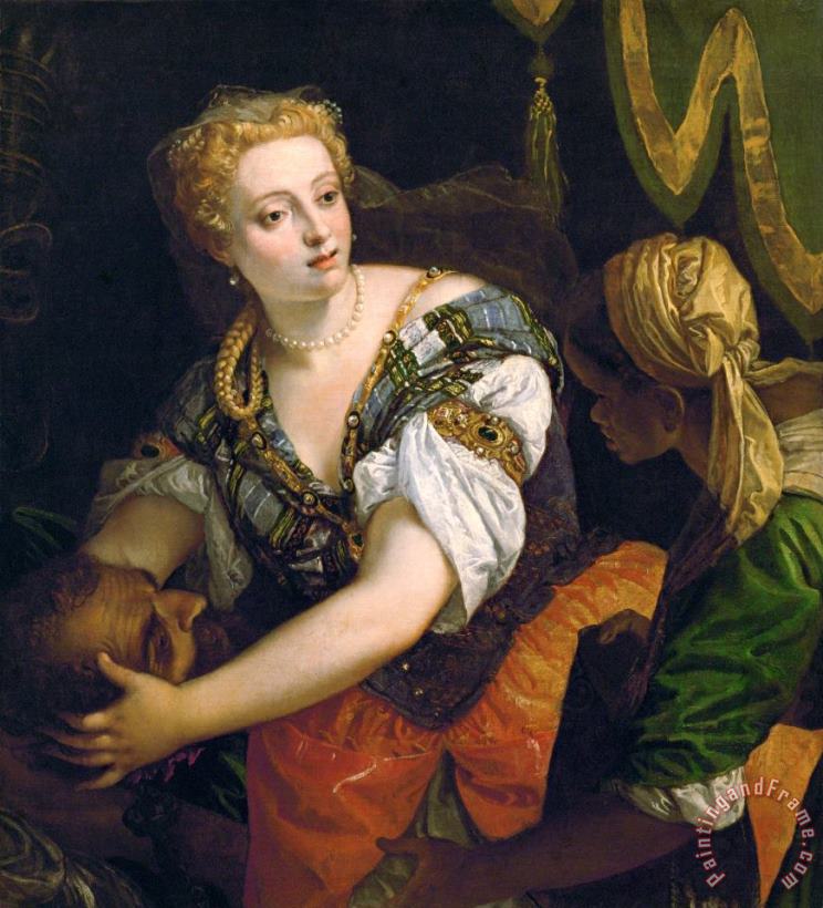 Paolo Caliari Veronese Judith with The Head of Holofernes Art Painting
