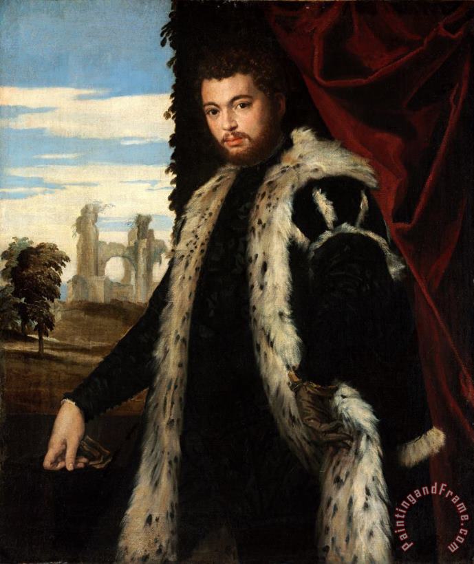 Paolo Caliari Veronese Portrait of a Man 2 Art Painting