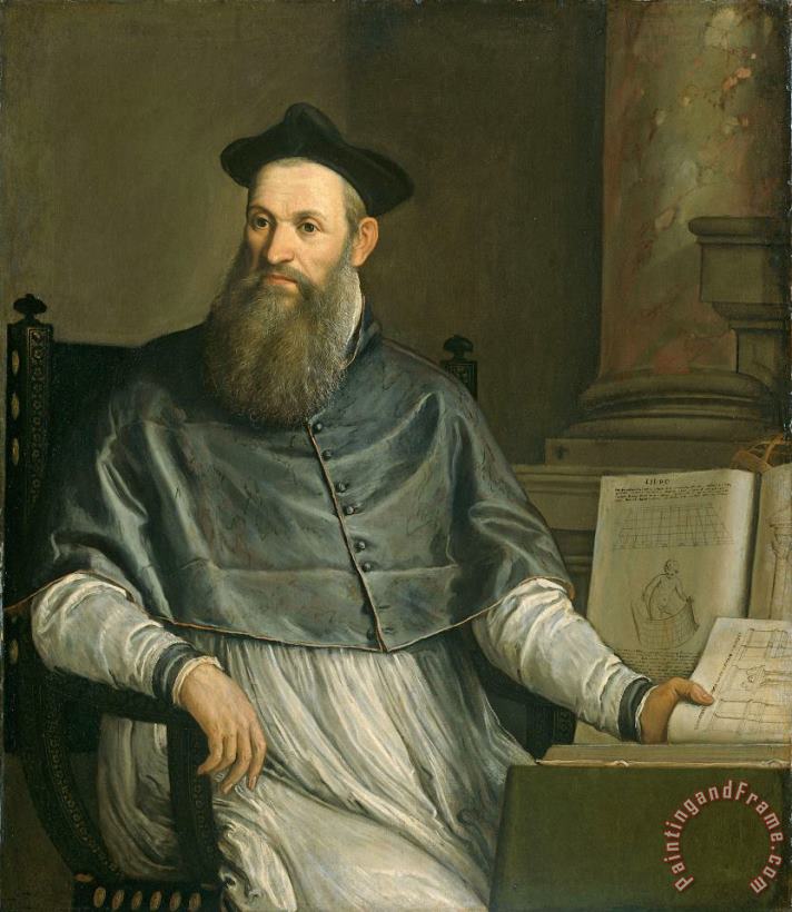 Paolo Caliari Veronese Portrait Of Daniele Barbaro Art Print