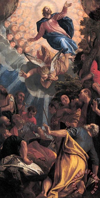 The Ascension painting - Paolo Caliari Veronese The Ascension Art Print