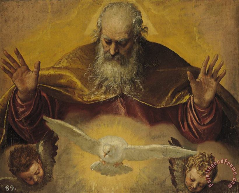The Eternal Father painting - Paolo Caliari Veronese The Eternal Father Art Print