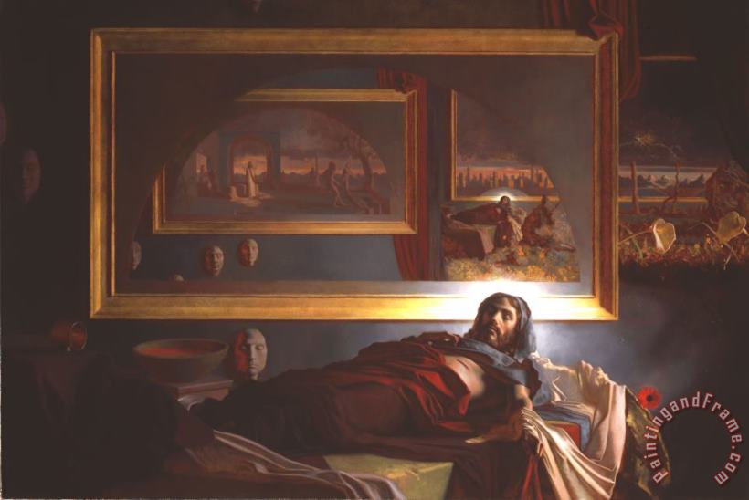 Patrick Devonas Allegory of The Resurrection of Jesus Christ Art Painting