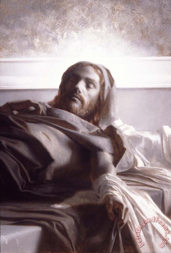Patrick Devonas Allegory of The Resurrection of Jesus Christ (grisaille Study) Art Print