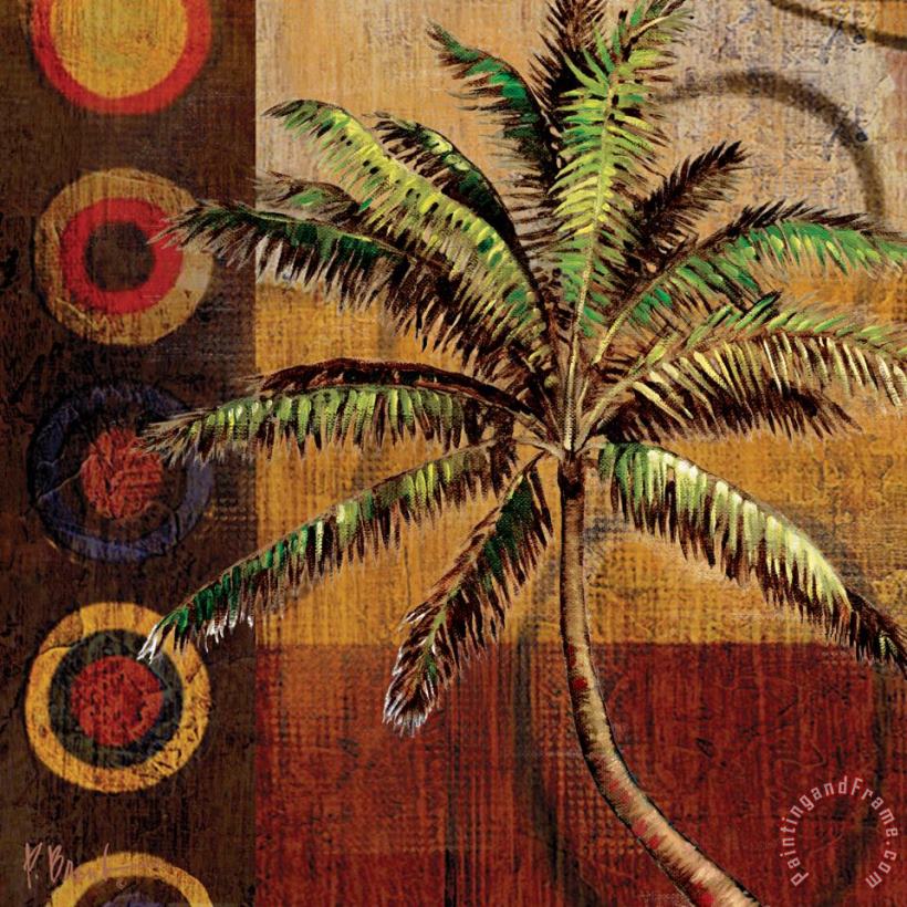 Contemporary Palm I painting - Paul Brent Contemporary Palm I Art Print