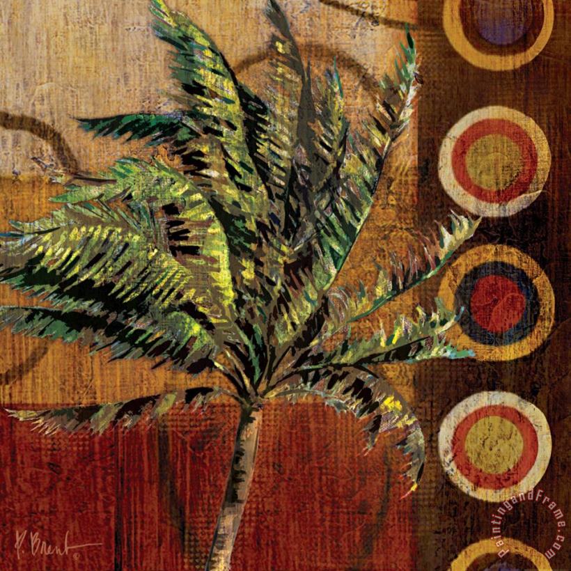 Paul Brent Contemporary Palm II Art Painting