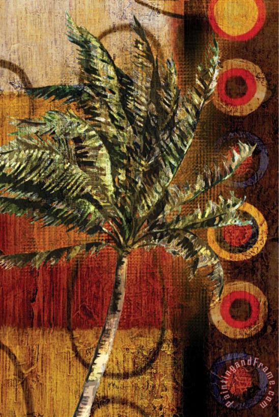 Modern Palm I painting - Paul Brent Modern Palm I Art Print