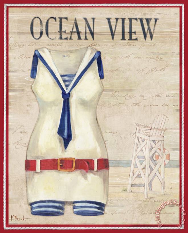 Ocean View painting - Paul Brent Ocean View Art Print