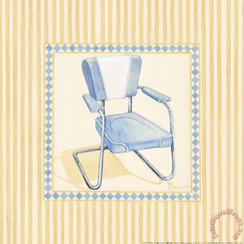 Paul Brent Retro Patio Chair III Art Print