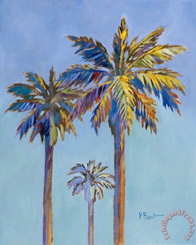 Santa Rita Palms II painting - Paul Brent Santa Rita Palms II Art Print