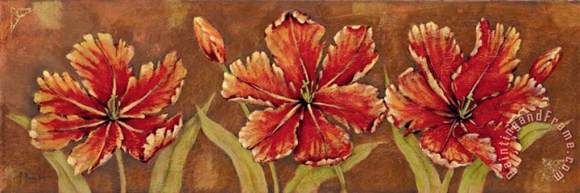 Venetian Tulips painting - Paul Brent Venetian Tulips Art Print