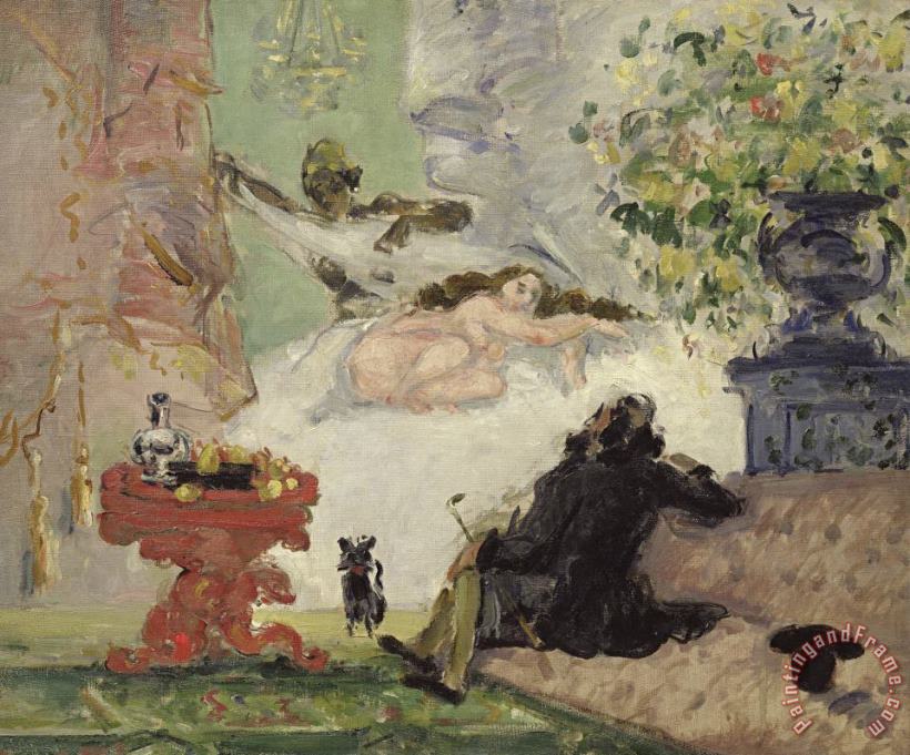 Paul Cezanne A Modern Olympia Art Print